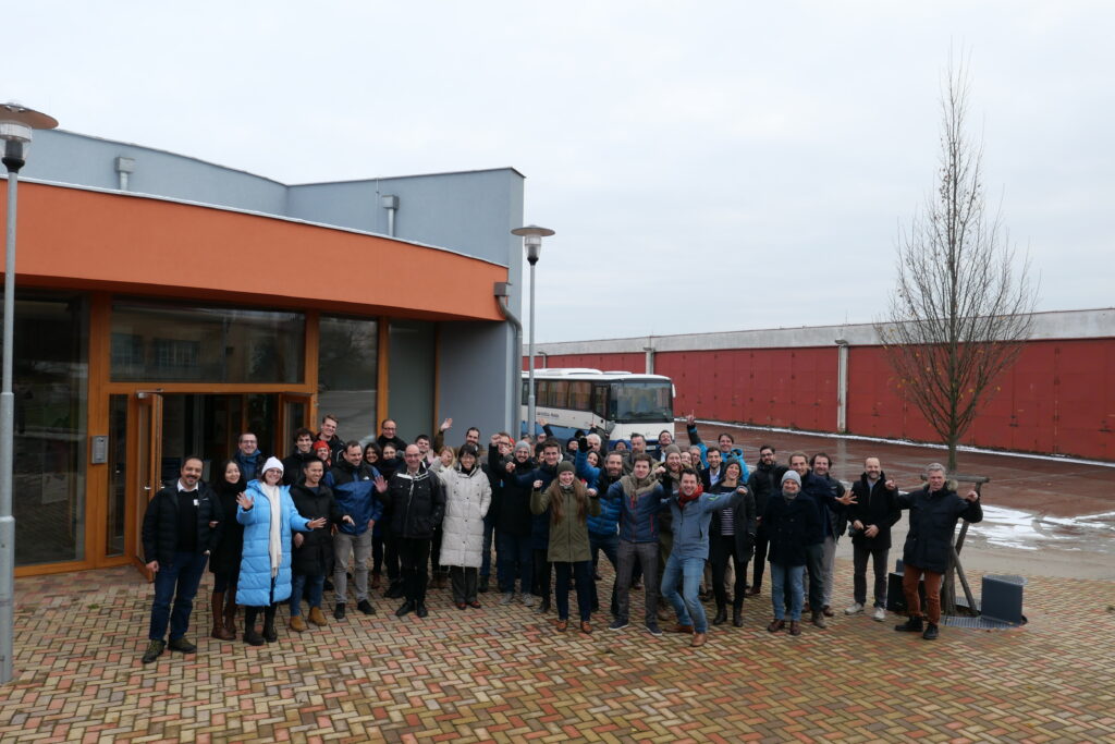 PUSH-IT members gather in front of the RINGEN Research Infrastructure in Litomerice, Czechia