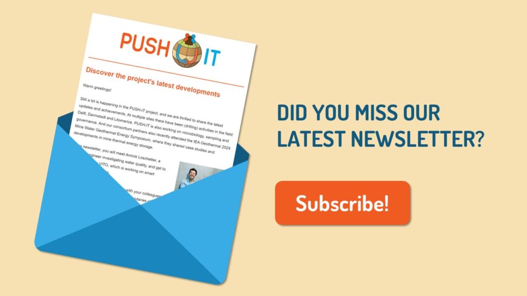 Image showing the newsletter in an envelope with the text "Did you miss the latest newsletter? Subscribe!"