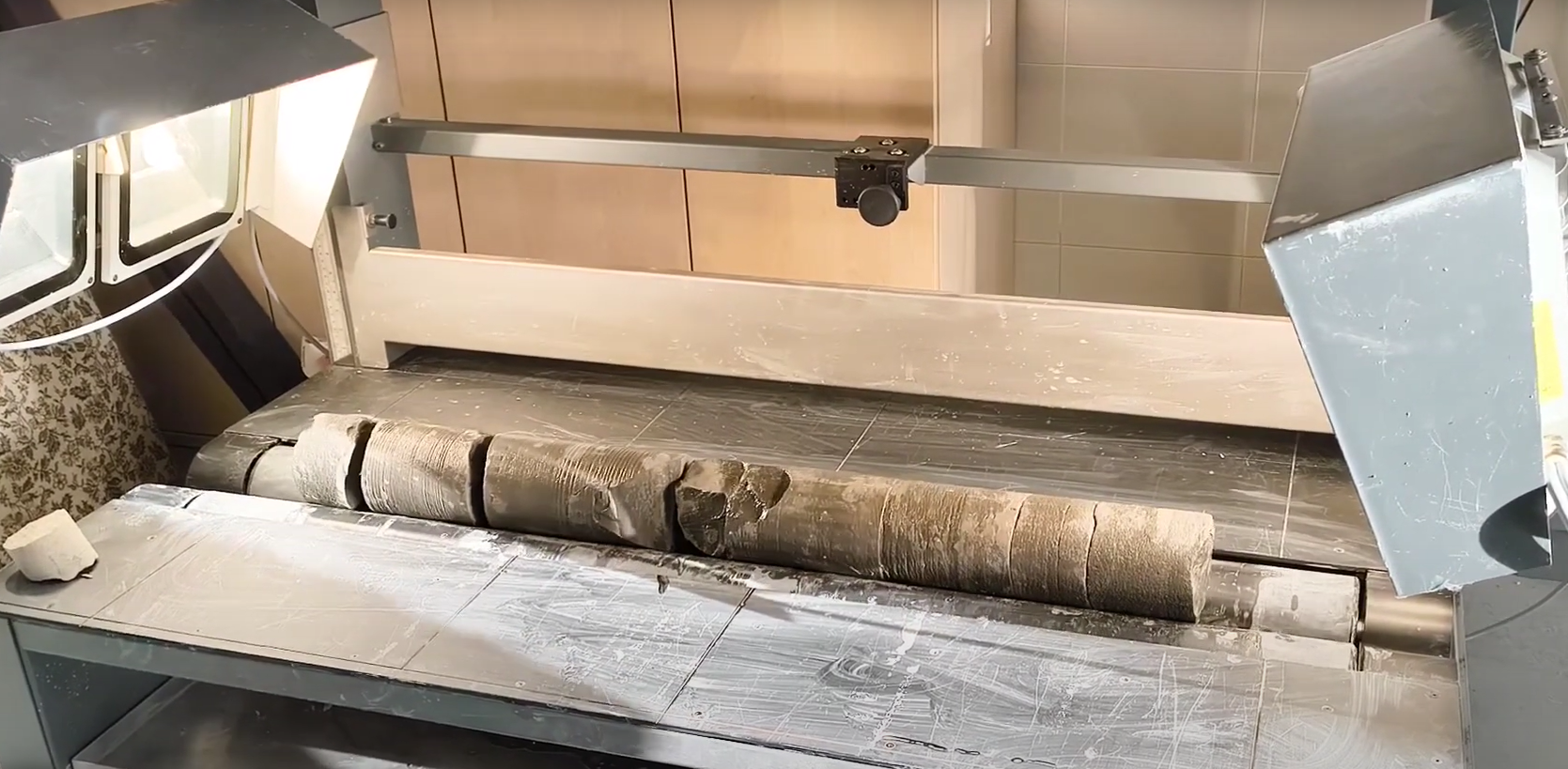 Drill core scanning and geothermic measurements