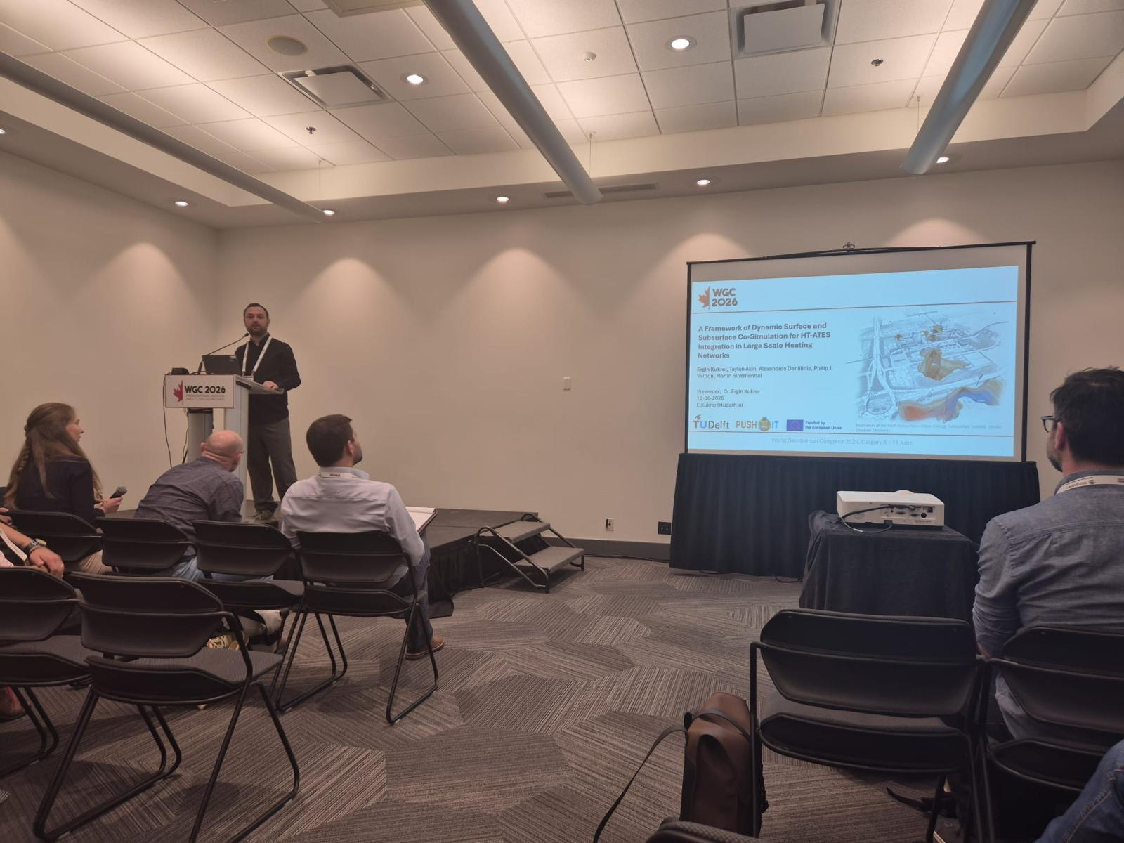 Ergin Kükrer at the World Geothermal Congress